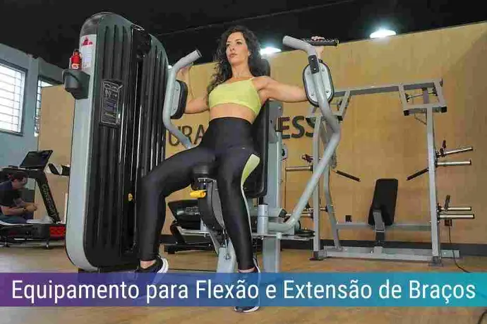 Locação de Equipamento para Flexão e Extensão de Braços