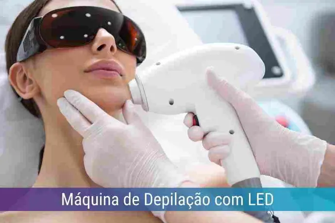 Locação de Máquina de Depilação com LED